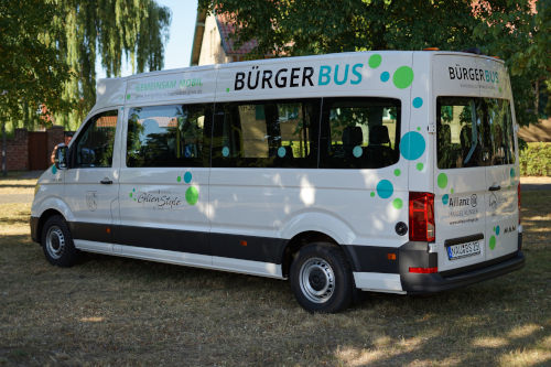 Unser Bus von außen