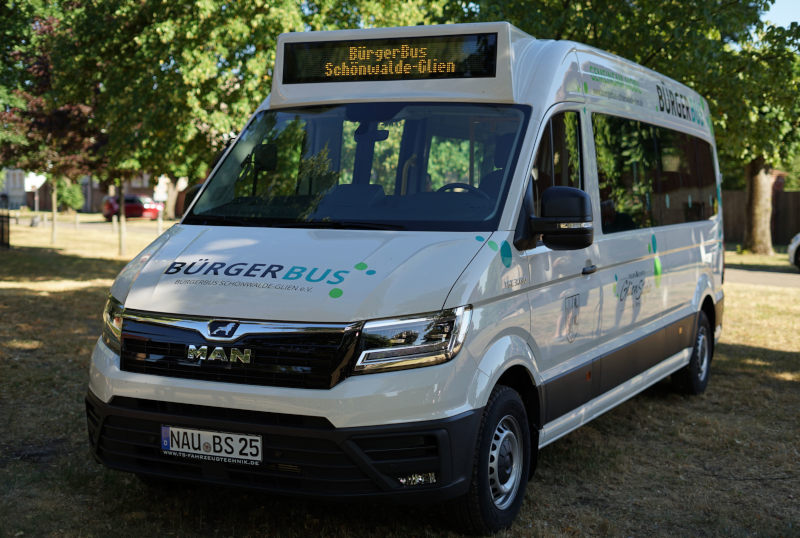 Bus im Rohzustand