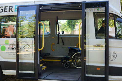 Unser Bus von außen