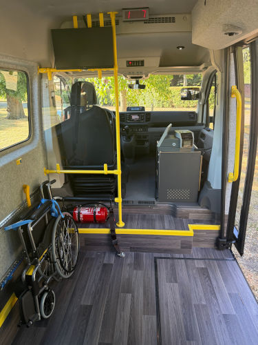 Unser Bus von innen