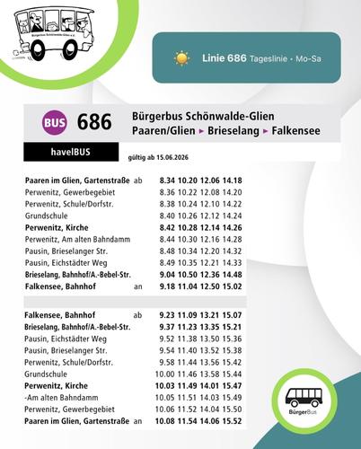 Fahrplanänderungen ab den 15. Juni 2026!