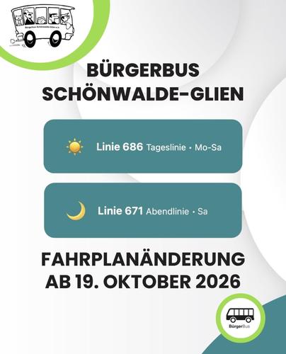Unser Bürgerbus stellt sich neu auf!